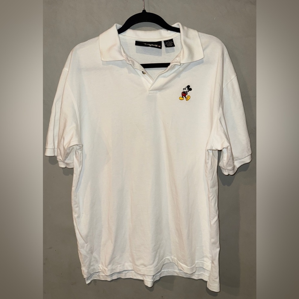 HTF Vintage single stitch Disney Originals Mickey Mouse short sleeve Polo shirt
